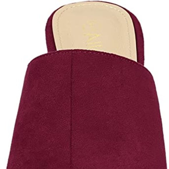 Allegra K Women's Open Toe Platform Chunky Heel Slides Sandals NEW in Box - Picture 5 of 7